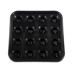 Ball Tablett Pool schwarz 57,2mm PVC